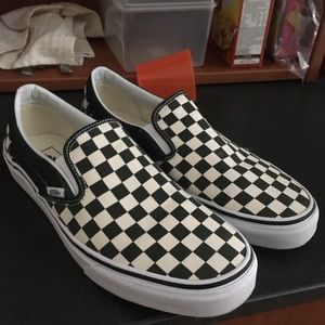 Vans Slip-On Checkered Scarab Size 10